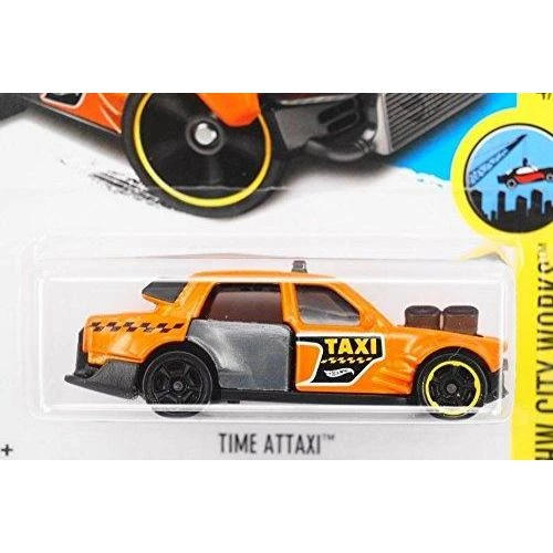 Toy Choo Choo Hot Wheels 2017 HW City Works Need For Speed Time Attaxi 168/365, Orange 2 Toy Choo Choo Hot Wheels 2017 HW City Works Need For Speed Time Attaxi 168/365, Orange