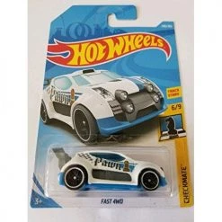 Toy Choo Choo Hot Wheels 2018 Checkmate 6/9 - Fast 4WD (White - Pawn)