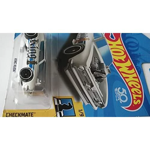 Toy Choo Choo Hot Wheels 2018 Checkmate King Kuda (King) 362/365, White 5 Toy Choo Choo Hot Wheels 2018 Checkmate King Kuda (King) 362/365, White