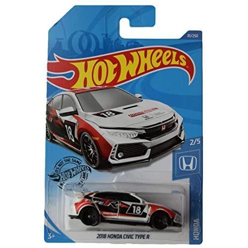 Toy Choo Choo Hot Wheels 2018 Honda Civic Type R 2/5 White 1:64 Scale Vehicle Mattel 1 Toy Choo Choo Hot Wheels 2018 Honda Civic Type R 2/5 White 1:64 Scale Vehicle Mattel