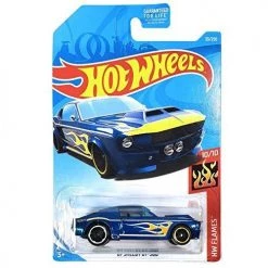 Toy Choo Choo Hot Wheels 2019 Basic Vehicle Hw Flames: '67 Shelby GT-500 [Blue] - International Card