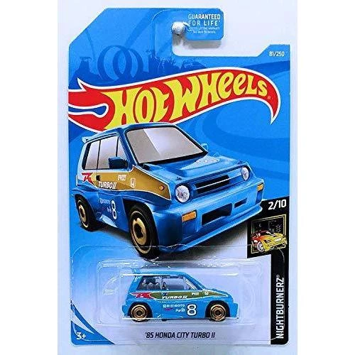 Toy Choo Choo Hot Wheels 2019 Basic Vehicle Nightburnerz: '85 Honda City Turbo II - Int. Card 1 Toy Choo Choo Hot Wheels 2019 Basic Vehicle Nightburnerz: '85 Honda City Turbo II - Int. Card