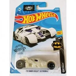 Toy Choo Choo Hot Wheels 2019 Batman The Dark Knight Batmobile, White 153/250 DC Comics