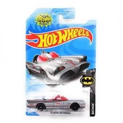 Toy Choo Choo Hot Wheels 2019 DC Batman Series TV Series Batmobile 118/250, Silver DC Comics