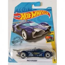 Toy Choo Choo Hot Wheels 2019 Hw Art Cars Mach Speeder, Blue 229/250 Mattel