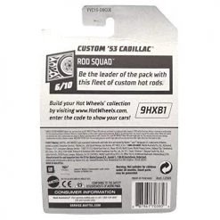 Toy Choo Choo Hot Wheels 2019 Rod Squad 6/10 - Custom '53 Cadillac (Blue)