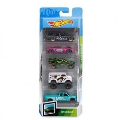 Toy Choo Choo Hot Wheels 2019 Speed Blur 5-Pack (1971 Datsun 510 Wagon, Dodge XP-07, Team Corkscrew, Monster Dairy Delivery, Custom C3500)