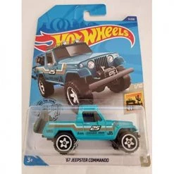 Toy Choo Choo Hot Wheels 2020 Baja Blazers '67 Jeepster Commando, Blue 71/250
