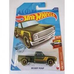 Toy Choo Choo Hot Wheels 2020 Hw Hot Trucks '69 Chevy Pickup, Green 202/250 Mattel