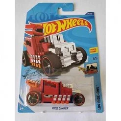 Toy Choo Choo Hot Wheels 2020 Hw Ride-Ons Pixel Shaker, 24/250 Red
