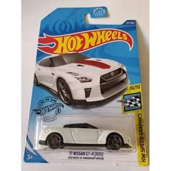 Toy Choo Choo Mattel Hot Wheels 2020 Hw Speed Graphics '17 Nissan GT-R [R35], 137/250 White