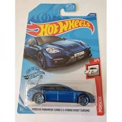Toy Choo Choo Hot Wheels 2020 Porsche Panamera Turbo S E-Hybrid Sport Turismo, Blue 44/250