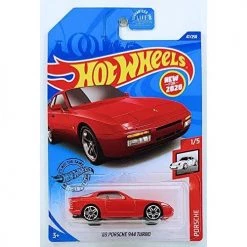 Toy Choo Choo Mattel Hot Wheels 2020 Porsche Series '89 Porsche 944 Turbo 47/250, Red