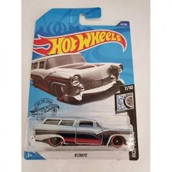 Toy Choo Choo Hot Wheels 2020 Rod Squad 8 Crate, Silver 74/250