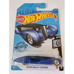 Toy Choo Choo Hot Wheels 2020 Rod Squad Custom Cadillac Fleetwood, Blue 121/250