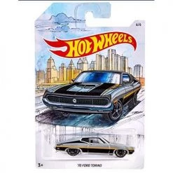Toy Choo Choo Hot Wheels '70 Ford Torino Detroit Muscle Car Series 6/6