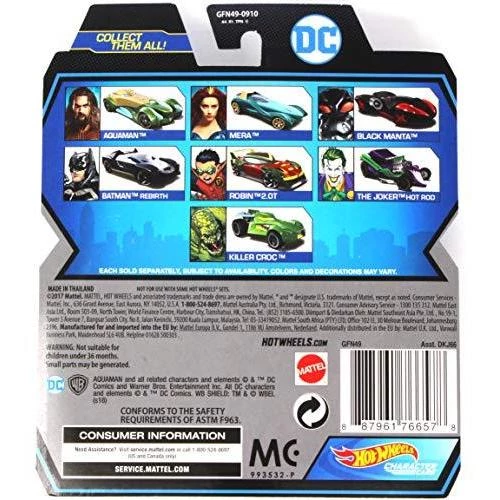 Toy Choo Choo Hot Wheels Character Cars DC The Joker Hot Rod Mattel 2 Toy Choo Choo Hot Wheels Character Cars DC The Joker Hot Rod Mattel