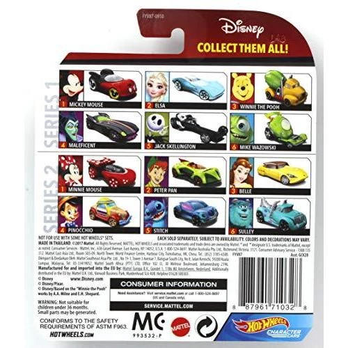 Toy Choo Choo Hot Wheels Character Cars Disney Stitch Vehicle Series 2 5/6 Mattel 2 Toy Choo Choo Hot Wheels Character Cars Disney Stitch Vehicle Series 2 5/6 Mattel