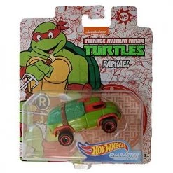 Toy Choo Choo Hot Wheels Character Cars Teenage Mutant Ninja Turtles Raphael #4 Of 5 Cars Mattel
