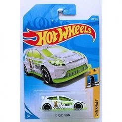 Toy Choo Choo Mattel Hot Wheels CHECKMATE 9/9, WHITE '12 FORD FIESTA 'PAWN' 263/365 50TH ANNIVERSARY CARD
