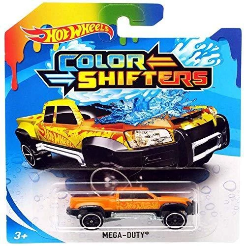 Hot Wheels Color Shifters MEGA-DUTY Mattel 3 Hot Wheels Color Shifters MEGA-DUTY Mattel