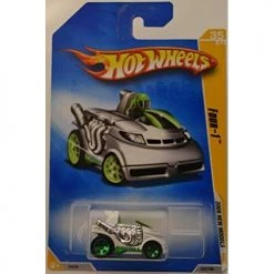 Toy Choo Choo Mattel Hot Wheels Compatible Four-1 White/Chrome #35 HW 2009 New Models Series 1:64 Scale Collectible Die Cast Model Car