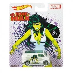 Toy Choo Choo Hot Wheels Custom 77 Dodge Van Marvel She-Hulk Vehicle