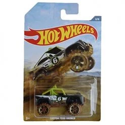 Toy Choo Choo Hot Wheels Custom Ford Bronco 2/6, Gray Mattel