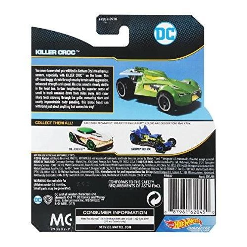 Hot Wheels DC Universe Killer Croc, Vehicle 5 Hot Wheels DC Universe Killer Croc, Vehicle