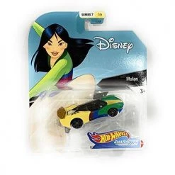 Hot Wheels Disney Princess Character Cars Series 7 Mulan Vehicle 1/6