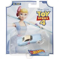 Hot Wheels Disney Pixar Toy Story 4 Character Cars - Little Bo Peep - Baby Blue Convertible Mattel 6 Hot Wheels Disney Pixar Toy Story 4 Character Cars - Little Bo Peep - Baby Blue Convertible Mattel