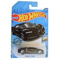 Toy Choo Choo Mattel Hot Wheels Factory Fresh 7/10'16 Bugatti Chiron 89/250, Black