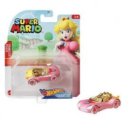 Toy Choo Choo Mattel Hot Wheels Gaming Character Car Super Mario 2020 Series-Princess Peach Vehicle(3/8)
