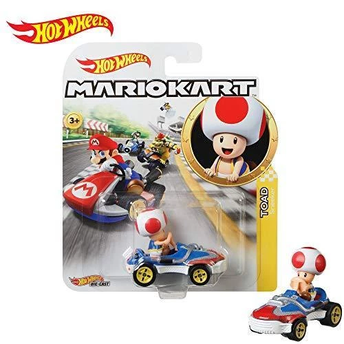 Toy Choo Choo Mattel Hot Wheels GBG30 Mario Kart 1:64 Die-Cast Toad With Sneeker Vehicle 4 Toy Choo Choo Mattel Hot Wheels GBG30 Mario Kart 1:64 Die-Cast Toad With Sneeker Vehicle