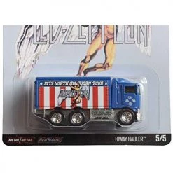 Toy Choo Choo Hot Wheels Hiway Hauler 5/5 Led Zepplin Premium, Blue