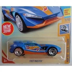 Toy Choo Choo Hot Wheels HW 50 RACE TEAM 7/10, BLUE FAST MASTER 260/365