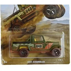 Toy Choo Choo Mattel Hot Wheels Jeep Scrambler 3/6, Green
