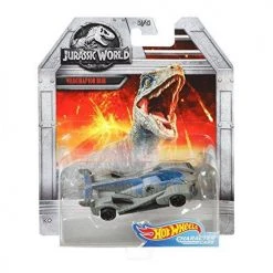 Toy Choo Choo Hot Wheels Jurrasic World Velociraptor Blue, Vehicle Mattel