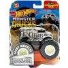 Hot Wheels Monster Trucks 2020 1:64 Scale Diecast Truck With Crushable Car Black And White 5/6 Ring Master