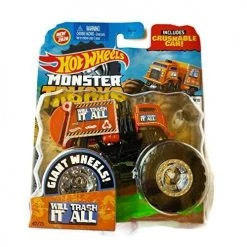 Toy Choo Choo Hot Wheels Monster Trucks Will Trash It All With Crushable Car Mattel