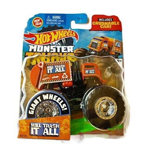 Toy Choo Choo Hot Wheels Monster Trucks Will Trash It All With Crushable Car Mattel 1 Toy Choo Choo Hot Wheels Monster Trucks Will Trash It All With Crushable Car Mattel