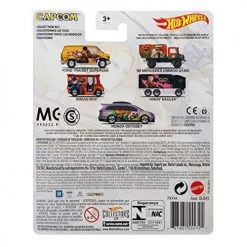 Hot Wheels Pop Culture Bread Box Street Fighter CAPCOM Vega & Chun Le 3/5 Real Riders