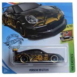 Toy Choo Choo Hot Wheels Porsche 911 GT3 RS 162/250, Black