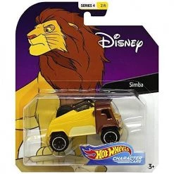 Toy Choo Choo Hot Wheels Simba Lion King Character Car Diecast 1:64 Scale Mattel