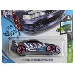 Toy Choo Choo Hot Wheels Speed Blur 2/5 Custom '01 Acura Integra GSR 97/250, Purple