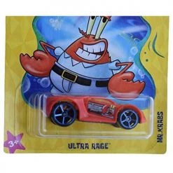Hot Wheels SpongeBob Squarepants Mr. Krabs Ultra Rage 6/6 Red