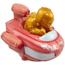 Hot Wheels Star Wars Battle Rollers C-3PO Landspeeder Vehicle 13 Hot Wheels Star Wars Battle Rollers C-3PO Landspeeder Vehicle