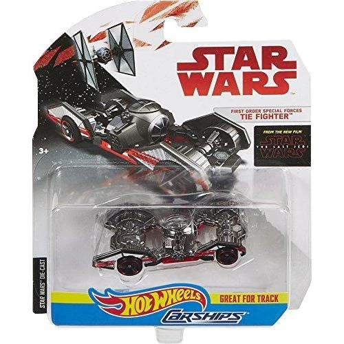 Toy Choo Choo Hot Wheels Star Wars First Order Special Forces TIE Fighter, Vehicle 1 Toy Choo Choo Hot Wheels Star Wars First Order Special Forces TIE Fighter, Vehicle