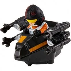 Hot Wheels Star Wars Battle Rollers Poe Dameron X-wing Fighter Vehicle