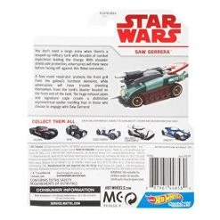 Toy Choo Choo Hot Wheels Star Wars Saw Gerrera, Vehicle